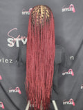Burgundy Full Lace Wig