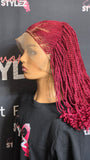 Cornrow Criss-Cross Twist Braided Wig by Crowned by Semone