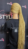Lemonade Braids with Small Knotless Braids Full Lace Braided Wig by Crowned by Semone