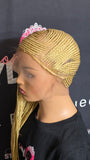 Lemonade Braids with Small Knotless Braids Full Lace Braided Wig by Crowned by Semone