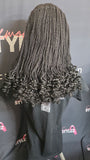 Cornrow Criss-Cross Twist Braided Wig by Crowned by Semone