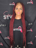 Burgundy Full Lace Wig