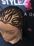 Cornrow Full Lace Braided Wig by Crowned by Semone