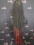 Rainbow Tips Full Lace Wig