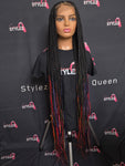 Rainbow Tips Full Lace Wig