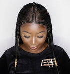 Fulani Lace Front Braided Wig