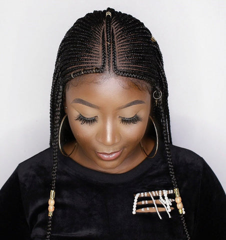 Fulani Lace Front Braided Wig